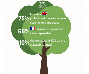 infographie tourisme responsable écologique vert durable touristes marketing chiffres