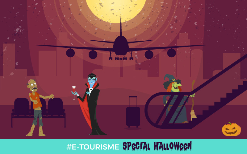 halloween passagers cauchemars tourisme avion peur e-tourisme touristes vacances