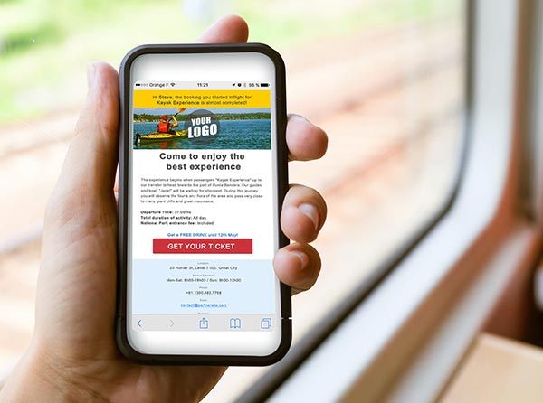 mobile marketing y cupones en guía de viaje